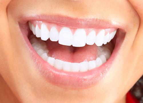 Woman smiling