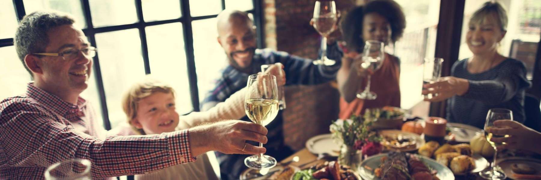 A family having holiday dinner | dentist St Augustine, FL