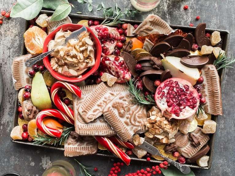 A platter of Christmas food | St Augustine dentist